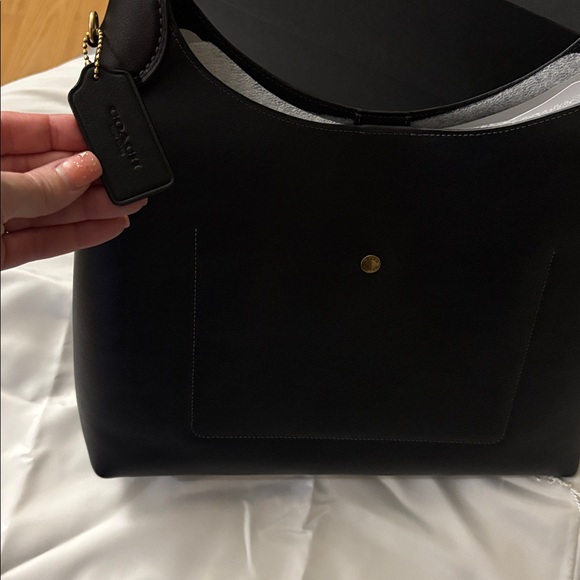 Coach Brooklyn 34 black leather bag - Picture 8 of 8